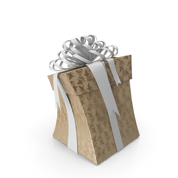 Gift: Christmas BOX Toon Ribbon2 Cream PNG & PSD Images Gift: Christmas BOX Toon Ribbon2 Cream PNG & PSD Images