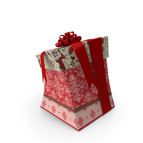Gift: Christmas BOX Toon Tape Wool PNG & PSD Images Gift: Christmas BOX Toon Tape Wool PNG & PSD Images