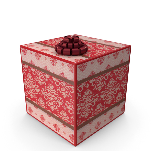 Gift: Christmas Box Wool PNG & PSD Images