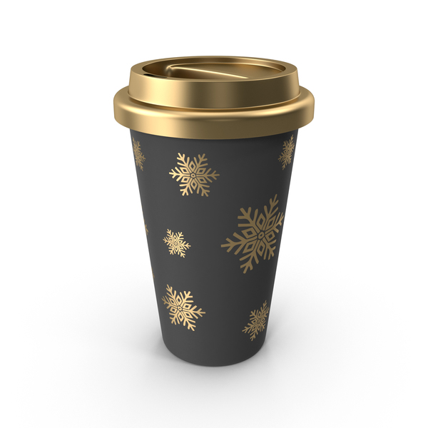 Christmas Coffee Cup Gold PNG & PSD Images Christmas Coffee Cup Gold PNG & PSD Images