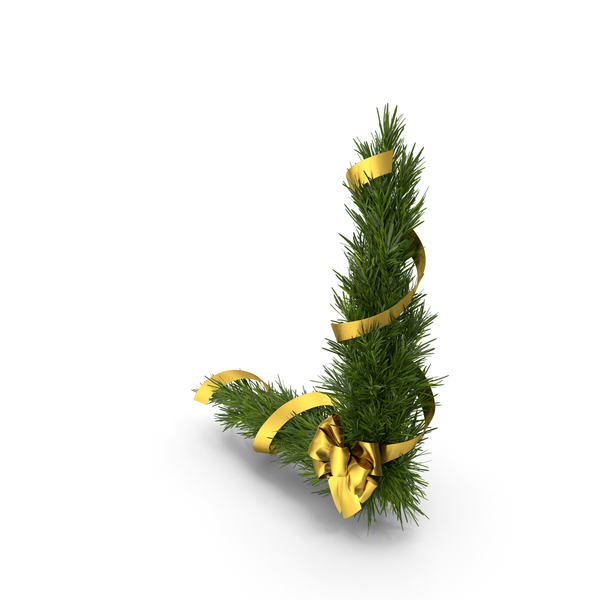 Christmas Corner Decoration with Gold Bow and Ribbon PNG & PSD Images Christmas Corner Decoration with Gold Bow and Ribbon PNG & PSD Images