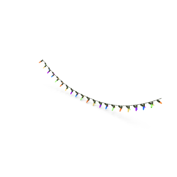 Christmas Garland With Colourful Lights PNG Images & PSDs for Download ...