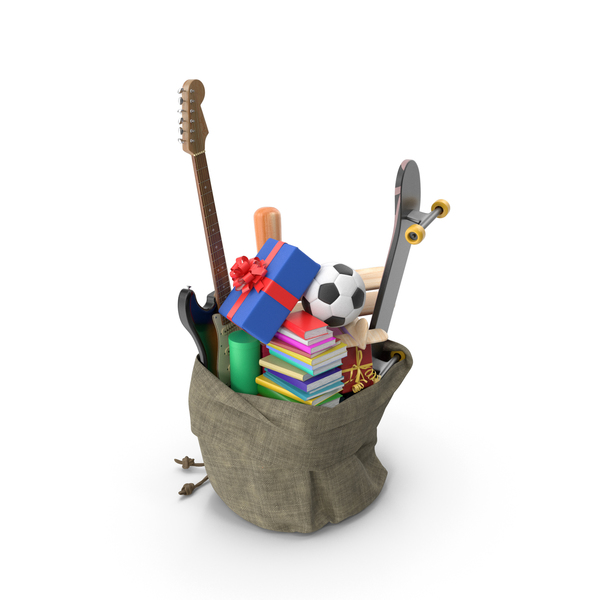 Santa: Christmas Gifts Bag PNG & PSD Images Santa: Christmas Gifts Bag PNG & PSD Images