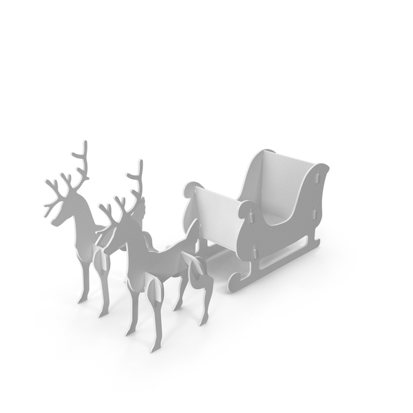 Decoration: Christmas Outdoor Santa Sleigh And Reindeer Set PNG & PSD Images Decoration: Christmas Outdoor Santa Sleigh And Reindeer Set PNG & PSD Images