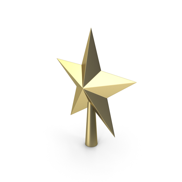 Tree Topper: Christmas Star Golden PNG & PSD Images Tree Topper: Christmas Star Golden PNG & PSD Images
