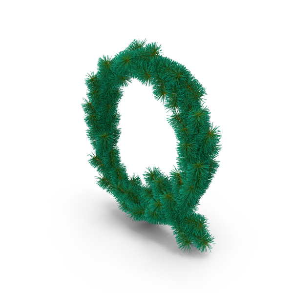 Roman Alphabet: Christmas Tree Letter Q PNG & PSD Images Roman Alphabet: Christmas Tree Letter Q PNG & PSD Images