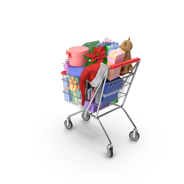 Shopping Cart: Christmas Trolley PNG & PSD Images Shopping Cart: Christmas Trolley PNG & PSD Images