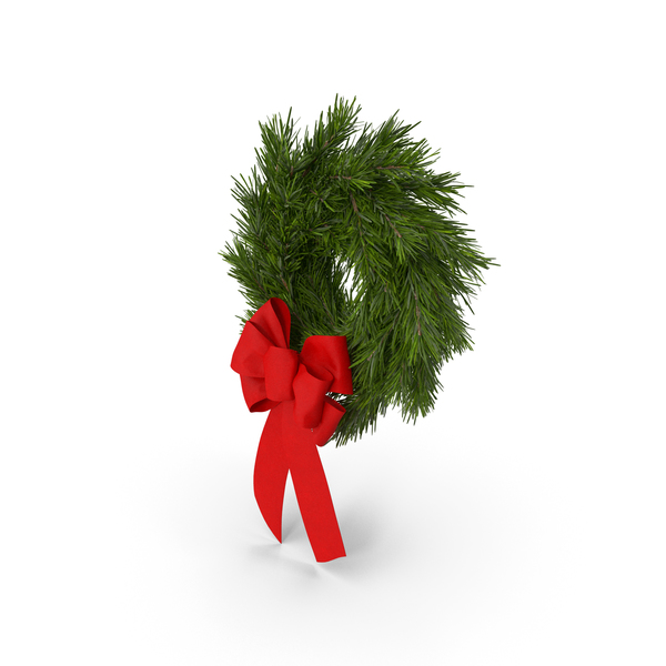 Christmas Wreath with Red Bow PNG & PSD Images Christmas Wreath with Red Bow PNG & PSD Images