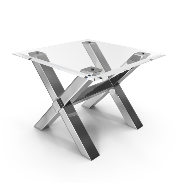 Chrome X Leg Coffee Table PNG & PSD Images Chrome X Leg Coffee Table PNG & PSD Images