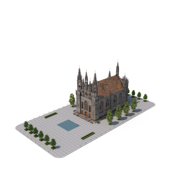 Cathedral: Church and Square PNG & PSD Images Cathedral: Church and Square PNG & PSD Images