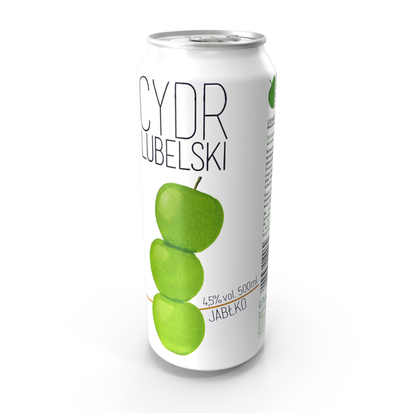 Alcoholic Drinks: Cider Can Cydr Lubelski 500ml PNG & PSD Images Alcoholic Drinks: Cider Can Cydr Lubelski 500ml PNG & PSD Images