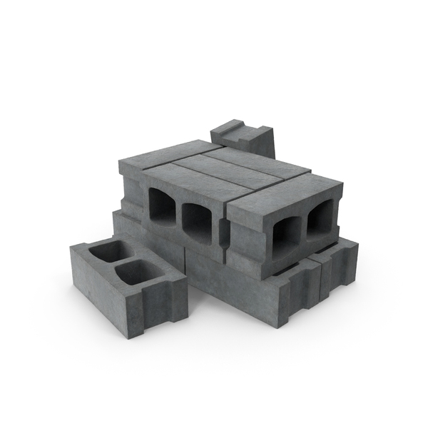 Cinder Block HD model PNG & PSD Images Cinder Block HD model PNG & PSD Images