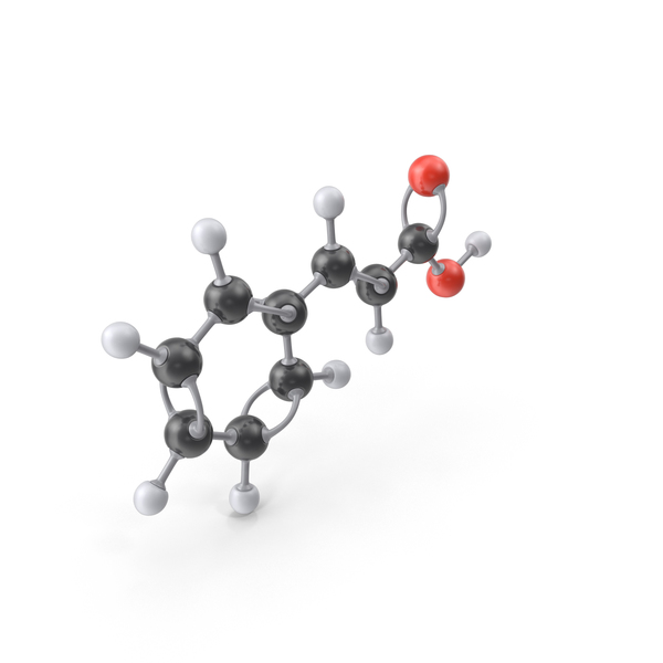 Cinnamic Acid Molecule PNG & PSD Images