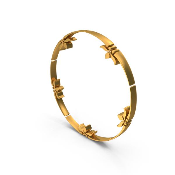 Picture: Circle Rounded Border Frame Design Gold PNG & PSD Images