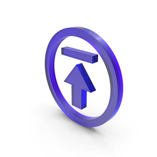 Logo: Circle Upload Icon Glass PNG & PSD Images