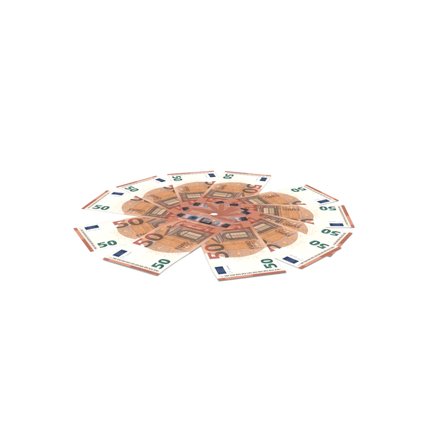 Circlular Arranged Euro 50 Notes PNG & PSD Images Circlular Arranged Euro 50 Notes PNG & PSD Images