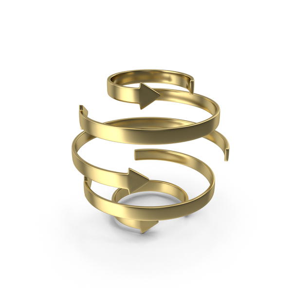 Directional: Circular Opposite Arrow Gold PNG & PSD Images Directional: Circular Opposite Arrow Gold PNG & PSD Images