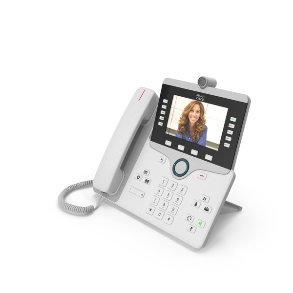 Office: Cisco IP Phone 8865 White PNG & PSD Images