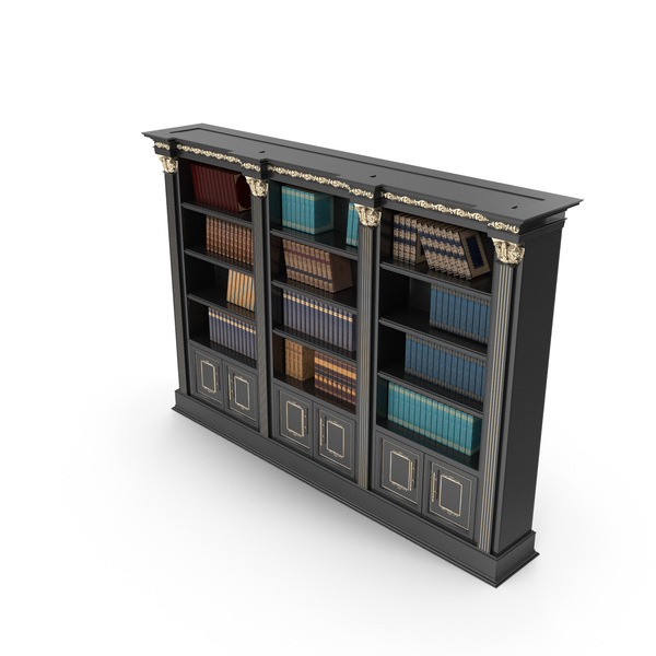 Bookcase: Classic Book Case PNG & PSD Images Bookcase: Classic Book Case PNG & PSD Images