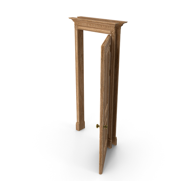 Classic Door Exotic Oak Open PNG & PSD Images Classic Door Exotic Oak Open PNG & PSD Images