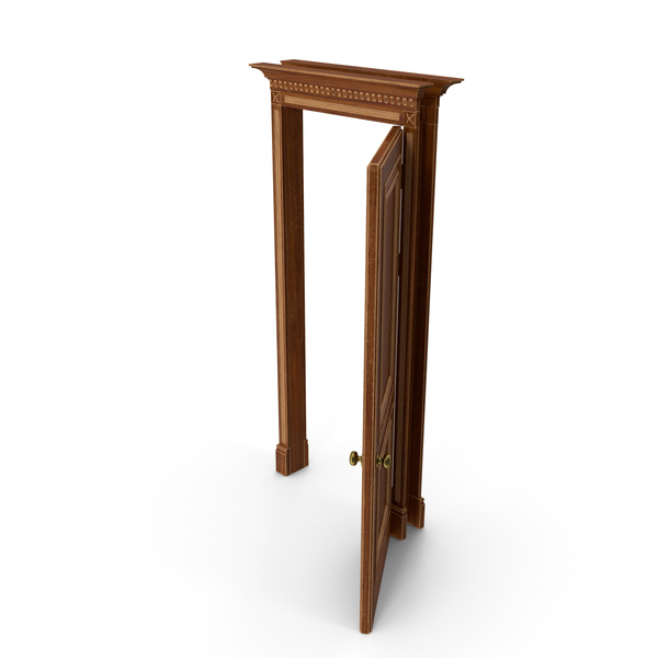 Classic Door Red Oak Open PNG & PSD Images Classic Door Red Oak Open PNG & PSD Images