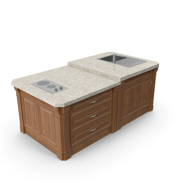 Sink: Classic Kitchen Platform PNG & PSD Images