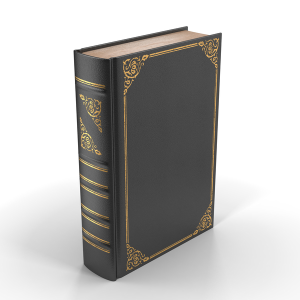 Hardcover: Classic Library Book PNG & PSD Images