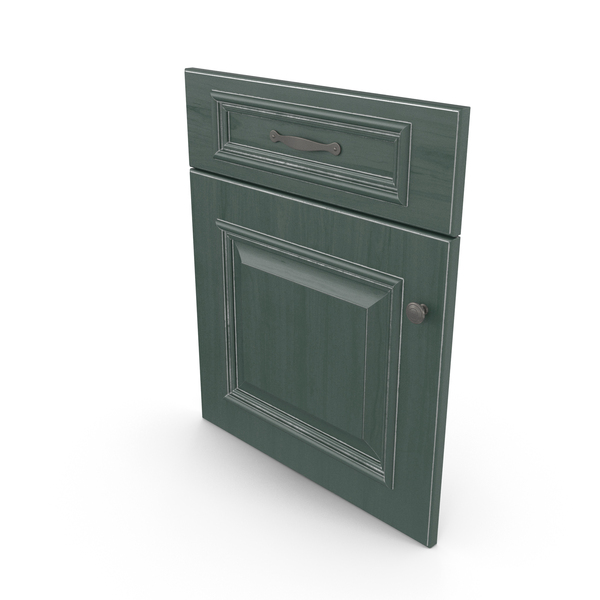 Classic Patina Green Kitchen Facade PNG & PSD Images Classic Patina Green Kitchen Facade PNG & PSD Images