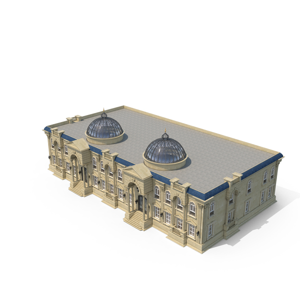 Classic Villa 3D Model PNG & PSD Images Classic Villa 3D Model PNG & PSD Images