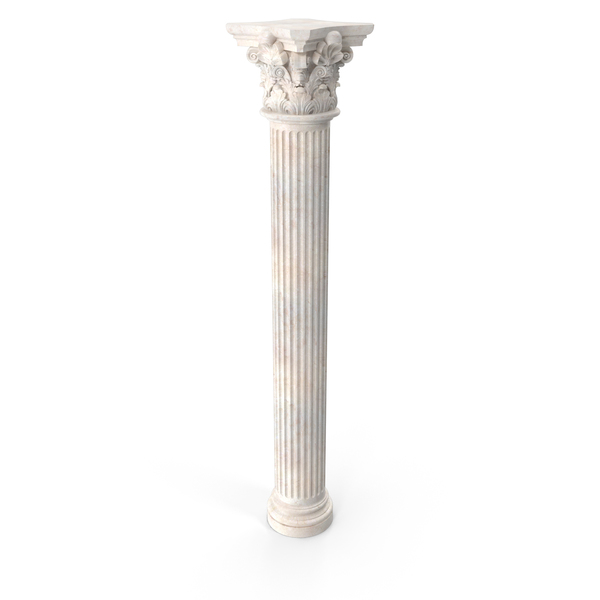 Corinthian: Classical Column PNG & PSD Images