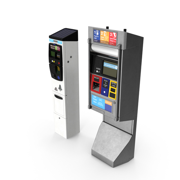 Machine: Clean Bus Ticket Kiosk PNG & PSD Images
