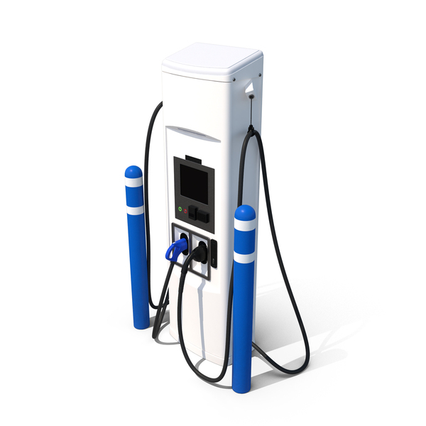 Electric Car Charger: Clean EV Charging Station PNG & PSD Images