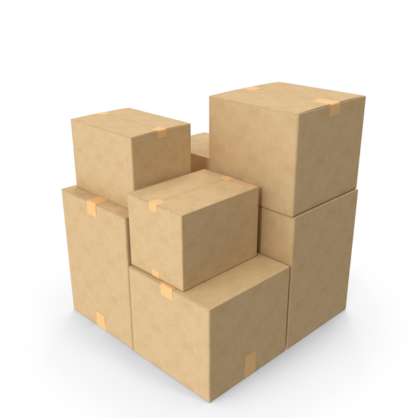 Clean Moving Box Pile PNG Images & PSDs for Download | PixelSquid ...