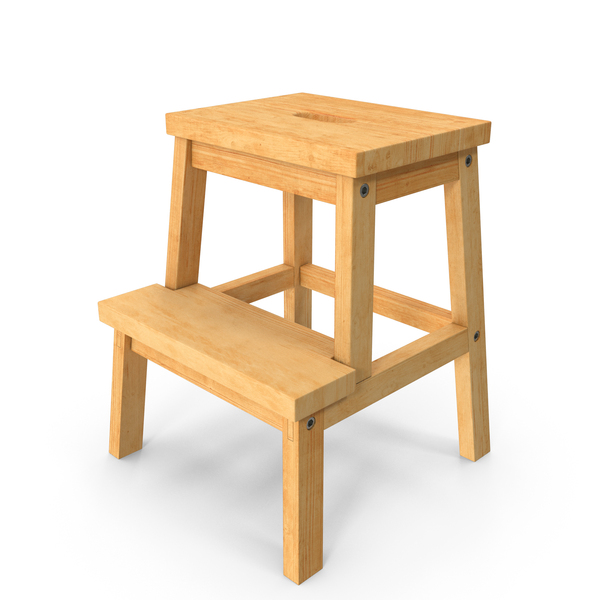 Clean Wooden Stool PNG & PSD Images