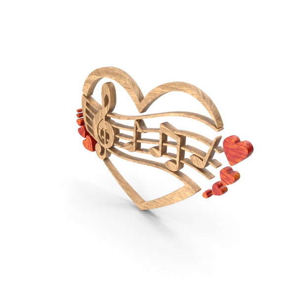 Musical: Clef Music Note Heart Wood PNG & PSD Images Musical: Clef Music Note Heart Wood PNG & PSD Images