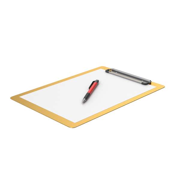 Clipboard With Pen Gold PNG & PSD Images Clipboard With Pen Gold PNG & PSD Images