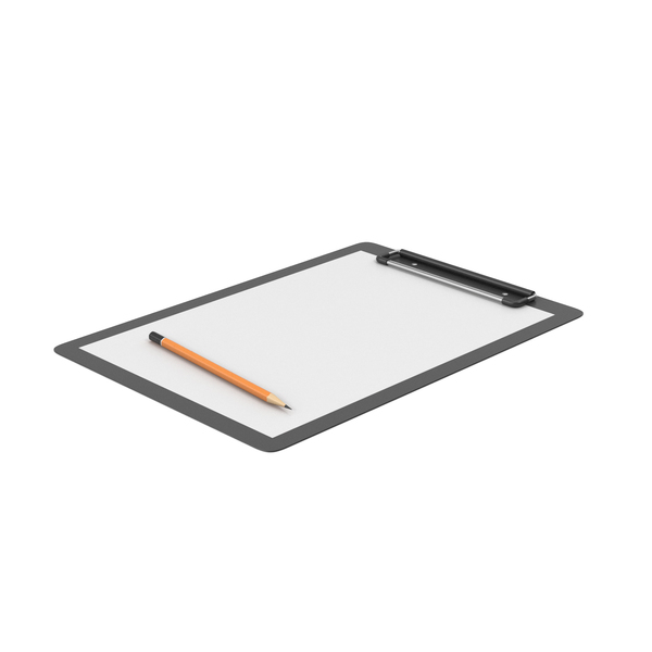 Clipboard With Pencil PNG & PSD Images