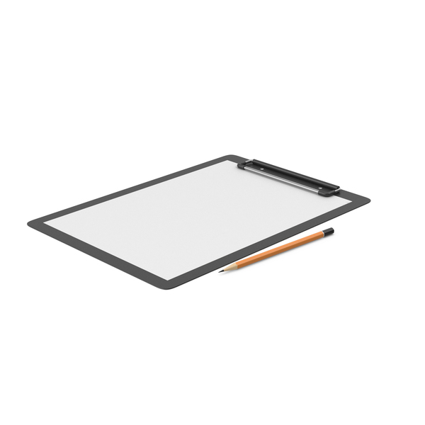 Clipboard With Pencil PNG & PSD Images