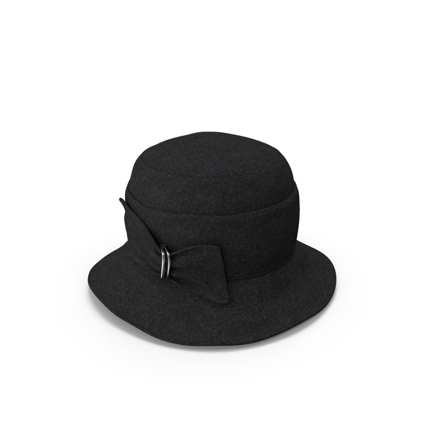 Cloche Women Hat Black PNG & PSD Images Cloche Women Hat Black PNG & PSD Images