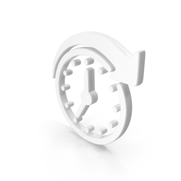 Symbols: Clock Time Schedule Repeat Arrow Shape White PNG & PSD Images Symbols: Clock Time Schedule Repeat Arrow Shape White PNG & PSD Images