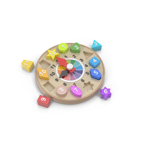 Clock Toy Puzzle PNG & PSD Images