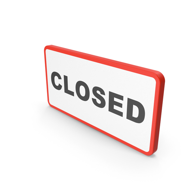 Closed Sign PNG & PSD Images