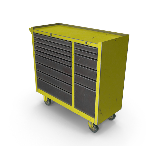 Roller Cabinet: Closed Tool Box Yellow PNG & PSD Images Roller Cabinet: Closed Tool Box Yellow PNG & PSD Images