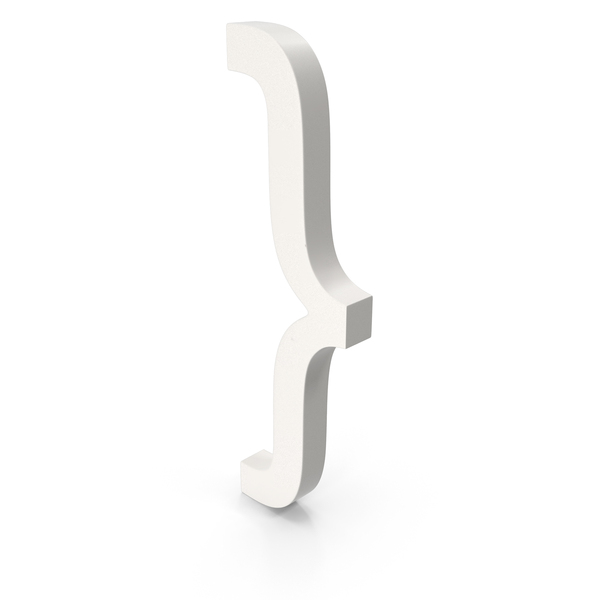 Symbols: Closing Bracket Porcelain PNG & PSD Images