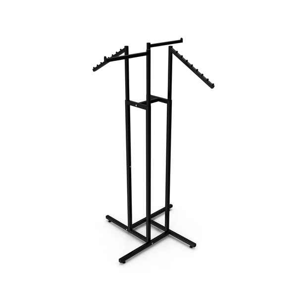 Clothing Four Way Rack Black PNG & PSD Images Clothing Four Way Rack Black PNG & PSD Images