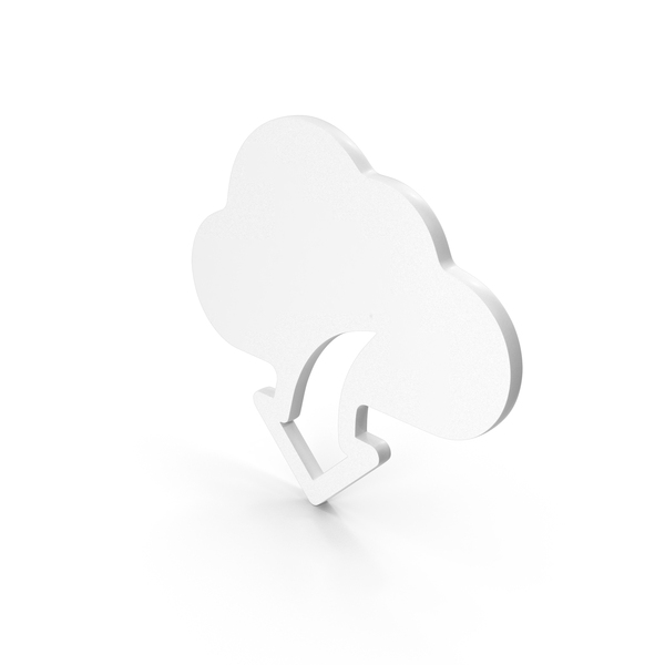 Symbols: Cloud Download Arrow Symbol PNG & PSD Images