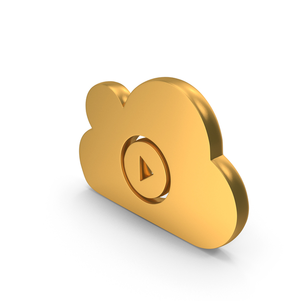 Symbols: Cloud Media Play Icon PNG & PSD Images