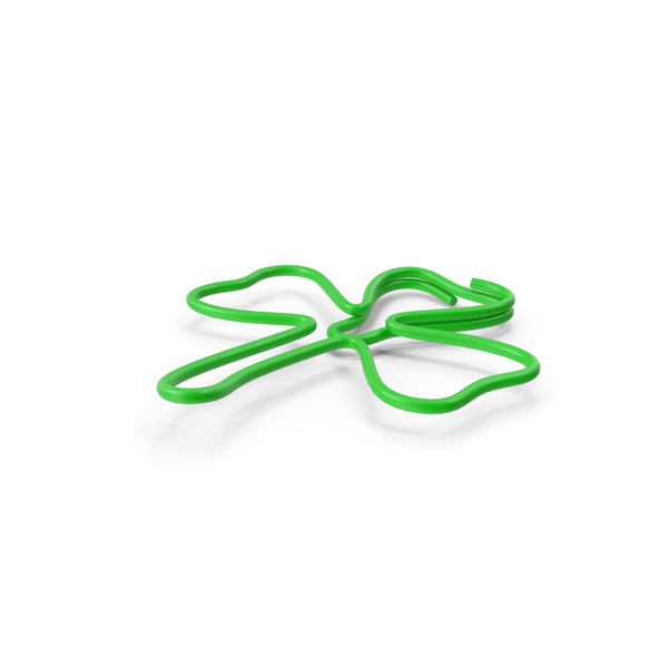 Clover Shaped Paper Clip PNG & PSD Images Clover Shaped Paper Clip PNG & PSD Images