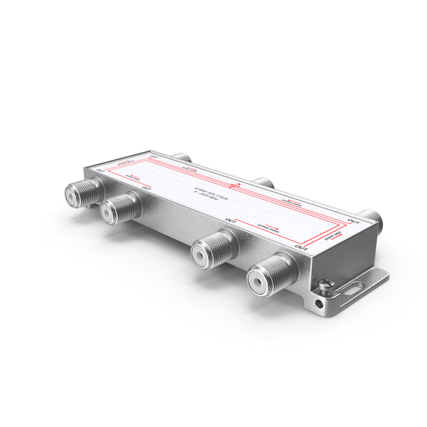 Cable: Coaxial Splitter F Type 6 Way PNG & PSD Images Cable: Coaxial Splitter F Type 6 Way PNG & PSD Images