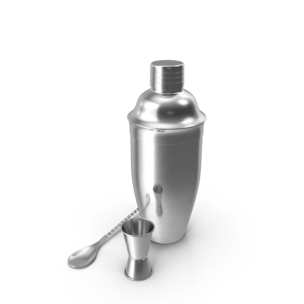 Cocktail Shaker Stainless Steel PNG & PSD Images